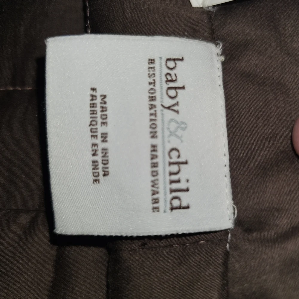 Pink /Brown Reversible Quilted Bedspread